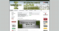 Desktop Screenshot of 2009.taubertal-festival.de